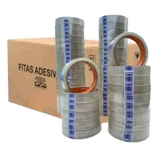 Fita Adesiva Transparente Papelaria 18x50 Atacado 64 Rolos Foto mini 1