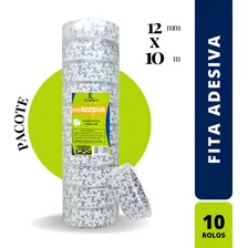 Fita Adesiva Transparente Tamanho:12x10m Pc Com 10 Rl Foto  mini 1