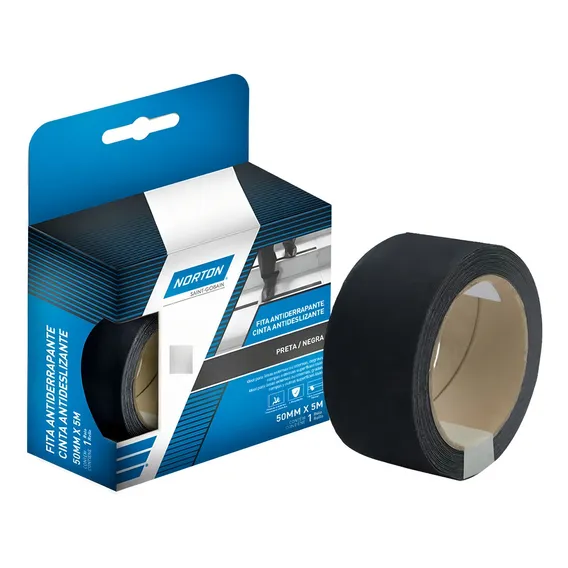 Fita Antiderrapante Norton Preta 50mm X 5m Foto 1