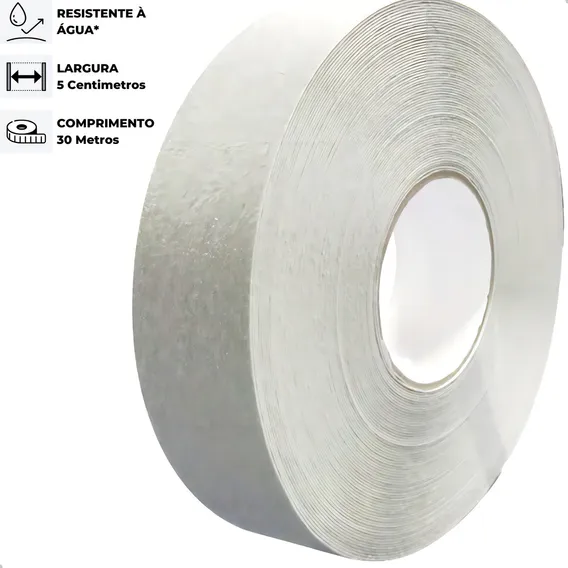 Fita Antiderrapante Transparente 30 Metros Áreas Molhadas Foto 1
