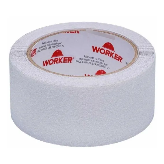 Fita Antiderrapante Transparente 50mm X 5m Worker Foto 1