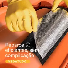 Fita Asfáltica Autoadesiva Aluminizado 30cm X 10m Vedacit Foto mini 4