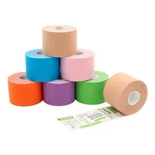 Fita Bandagem Elástica Adesiva Kinesio Tape Dor Muscular Foto mini 3