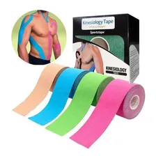 Fita Bandagem Elástica Adesiva Kinesio Tape Dor Muscular Foto mini 2