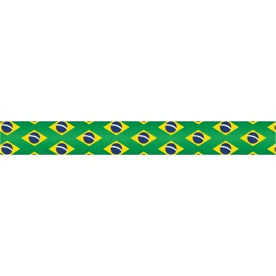 Fita Cetim Copa Do Mundo Fita Cetim 15mm 10m. Bandeira Foto 1