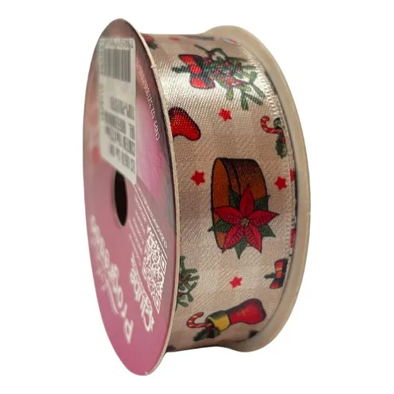 Fita Cetim Decore 22mm Ecf005tr-094 | 10 Mts - Elementos Foto 1