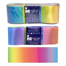 Fita Cetim Multicor Najar * Nº 9 (38mm X 10m) * 5 Peças Foto  mini 1