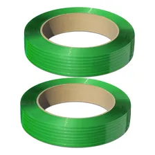 Fita Cinta De Arquear Pet Poliéster Virgem - Verde 16mm Foto mini 2