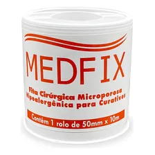 Fita Cirúrgica Microporosa Hipoalergênica 5cmx10m - Kit 6uni Foto mini 1