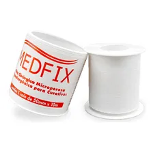 Fita Cirúrgica Microporosa Hipoalergênica 5cmx10m - Kit 6uni Foto mini 2