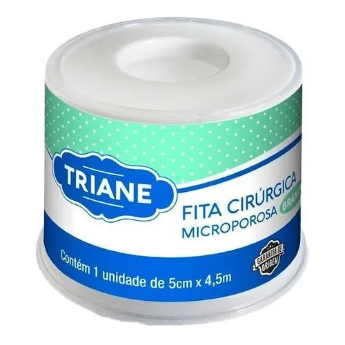 Fita Cirúrgica Microporosa Triane Branca 5cm X 4,5m Foto 1