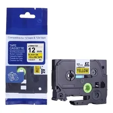 Fita Compativel Brother Amarela 12mm Kze Tz Tze 631 Foto mini 1