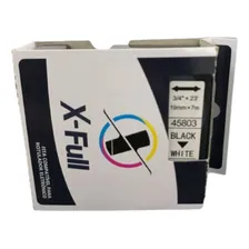 Fita CompatÃvel Dymo D1 45803 Branca Letra Preta 19mm Cor Branco Foto mini 2