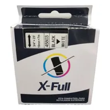 Fita CompatÃvel Dymo D1 45803 Branca Letra Preta 19mm Cor Branco Foto mini 1