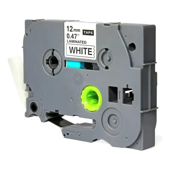 Fita CompatÃvel Pt-1090 Pt1090 Branca 12mm Tze-231 Premium Cor Branco Foto 1