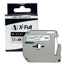 Fita Compativel Rotulador Incolor 12mm M131 Mk-131 M-k131 Foto mini 1