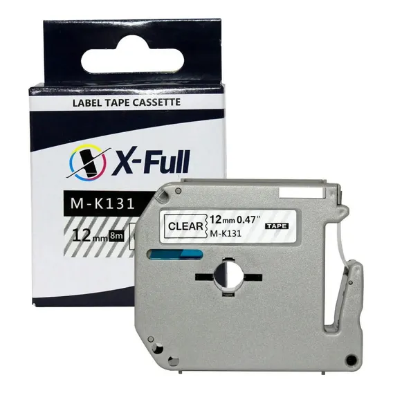 Fita Compativel Rotulador Incolor 12mm M131 Mk-131 M-k131 Foto 1