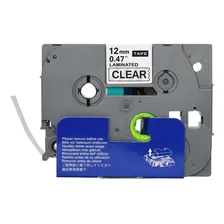 Fita Compativel Rotulador Incolor 12mm Tz Tze-s131 Tze-131 Cor Preto Foto mini 2