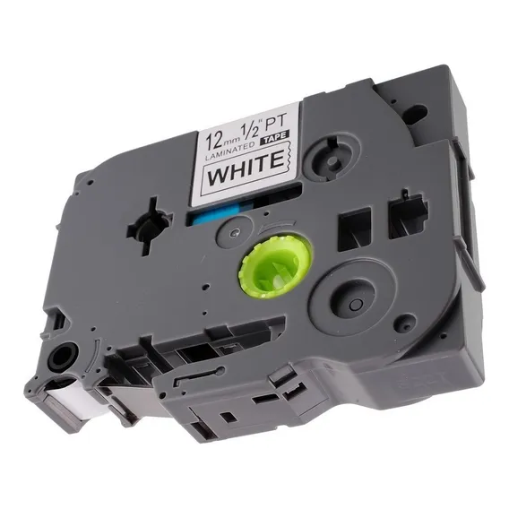 Fita Compatível Tze 231 Branca 12mm Brother Pt-h110 Pt-h105 Cor Branco Foto 1