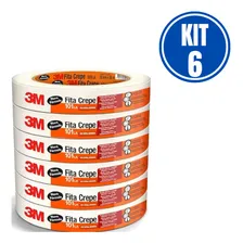 Fita Crepe 18mm X 50m 3m 101la 6 Rolos Foto mini 3