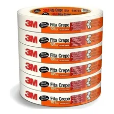 Fita Crepe 18mm X 50m 3m 101la 6 Rolos Foto mini 1