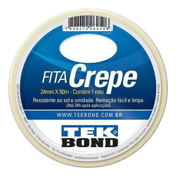 Fita Crepe 24mmx50m Tekbond Foto 1