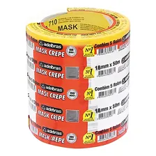 Fita crepe Adelbras 18 Mmms X 50 metros Mask 710 5 unidades Foto mini 1