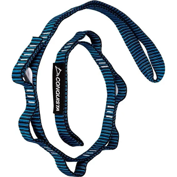 Fita De Auto-segurança Daisy Chain Sport 0.9 90cm Conquista Cor Azul Foto 1