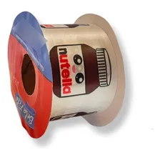 Fita De Cetim Estampada 45mm Bela Fita 10 Metros - Nutella Foto mini 1