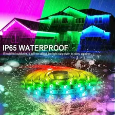 Fita de fita de rolo LED Rgb multicolorida com controle remoto Foto mini 3