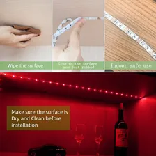 Fita de fita de rolo LED Rgb multicolorida com controle remoto Foto mini 4