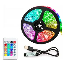 Fita de fita de rolo LED Rgb multicolorida com controle remoto Foto mini 1