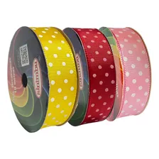 Fita De Gorgurão Poá 22mm Sinimbu Nº5 10 Metros Cor Tiffany Poá Branco Foto mini 3