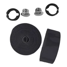 Fita De Guidão Gel Kivi Pu Com Plug Ciclismo Speed Road Foto mini 2