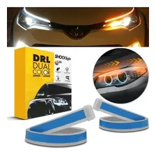 Fita De Led Drl Dual Color 3000k 6000k 12v 45cm Universal Foto mini 1