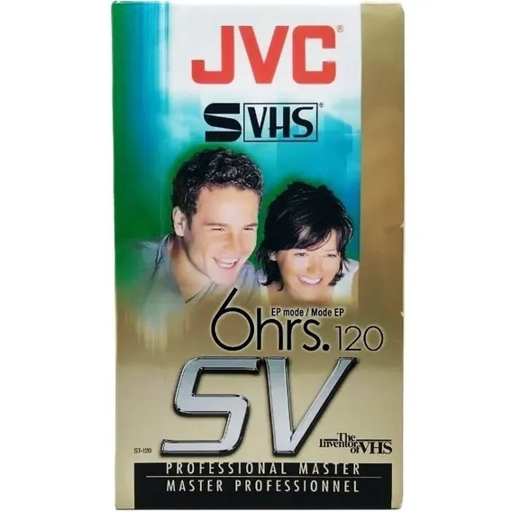 Fita De Video Cassete Svhs S-vhs Jvc St-120 S Vhs Super Foto 1