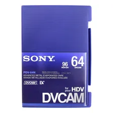Fita De Vídeo Dvcam Sony Pdv-64n 64 Minutos Para Tape Hdv Foto mini 1