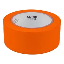 Fita Demarcação De Solo Pvc 48 Mm X 30 Metros - Laranja Foto mini  2