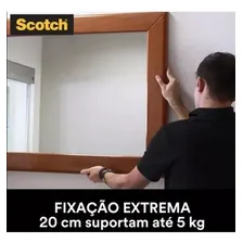 Fita dupla face 24mm x 2m Scotch 3m 5kg Extrema fixa forte Foto mini 4