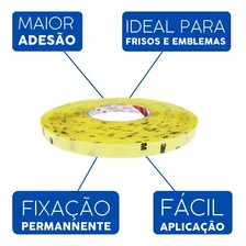 Fita Dupla Face 3m Automotiva 5369t Transparente 12mm X 3m Foto mini 3