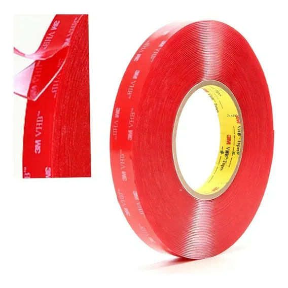Fita Dupla Face 3m Transparente Vhb 4910 19mm X 33 Metros Foto 1