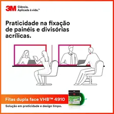 Fita Dupla Face 3m Vhb 19mm X 5m 4910 Foto mini 3