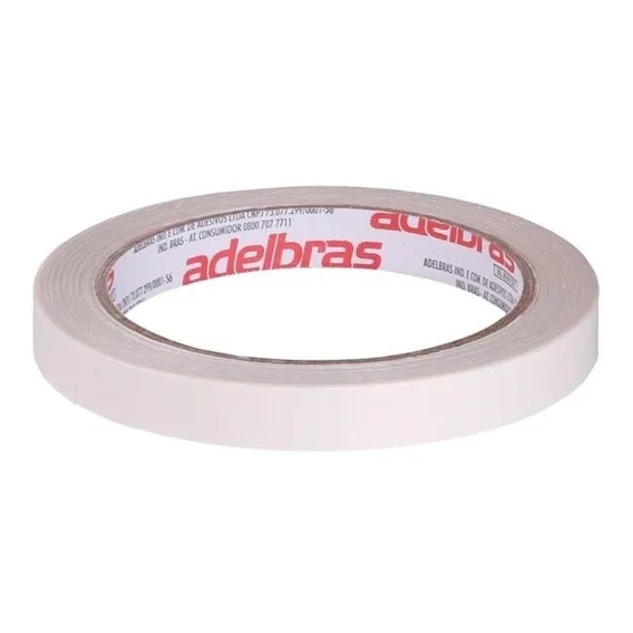 Fita Dupla Face AcrÃlico Transparente 12mmx30m - Adelbras Foto 1