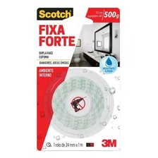 Fita Dupla Face Fixa Forte Banheiro 24mm X1m 3m Foto mini 2