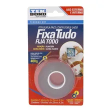 Fita Dupla Face Uso Externo E Interno 25mmx2m Tekbond Foto  mini 1