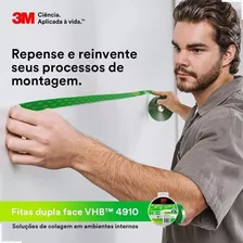 Fita Dupla Face Vhb Transparente 4910 9,5mm x 20m 3m Foto mini  3