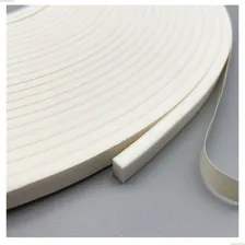 Fita Ecovedamax Vedação Auto Adesiva Branca 11mm X 6mm 10 Metros Borracha Venda Porta Janela Veda Cooktop Gaveta E Armario Contra Insteos Poeira Barulho Frio Calor E Vento Foto mini 4