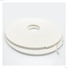 Fita Ecovedamax Vedação Auto Adesiva Branca 11mm X 6mm 10 Metros Borracha Venda Porta Janela Veda Cooktop Gaveta E Armario Contra Insteos Poeira Barulho Frio Calor E Vento Foto mini 2