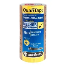 Fita Empacotamento Marrom 48mm X 40 Metros Adelbras Foto mini 1