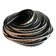 Fita Escova Veda Fresta Vedação Janela Porta 7x15 10 Metros Cor Preto Foto mini 1